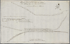A-2832 Figurative Kaart van den Acker weg, geleegen onder oostdorp, tegens de sleet van de groote Haarle..., 1738