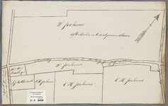 A-2896 [Kaart van de Schouwweg tussen de Waalsdorperlaan en de Zijdeweg onder Wassenaar], 1849