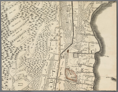 A-2942 [Kaart van het ambacht Hillegom], 1746