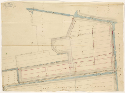 A-2991 [Kaart van de te bedijken Westgeer Veenderij en Katjespolder], circa 1840