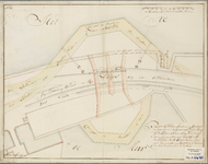 A-3779 Platte gronds afteekening omtrent de legging van de geconcipieerde sluys by de huyze Swanenburg, ..., 1772