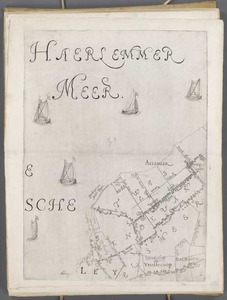 A-3999 [Kaart van het hoogheemraadschap van Rijnland : Aalsmeer (Westeinde)], 1615