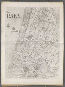 A-4002 [Kaart van het hoogheemraadschap van Rijnland : Noordwijk - Rijnsburg], 1615