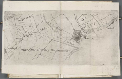 A-4014 [Kaart van het hoogheemraadschap van Rijnland : Gouda], 1615