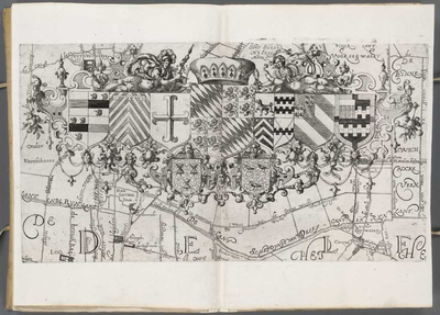 A-4015 [Kaart van het hoogheemraadschap van Delfland : Wapenblad], 1611