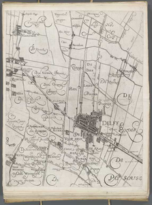 A-4019 [Kaart van het hoogheemraadschap van Delfland : Delft], 1611