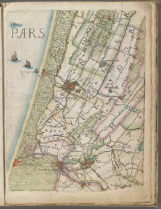 A-4114 [Kaart van het hoogheemraadschap van Rijnland : Noordwijk - Rijnsburg], 1615