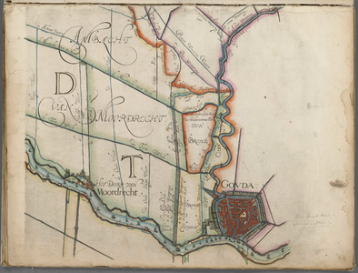A-4148 [Kaart van het hoogheemraadschap van Schieland : Gouda - Moordrecht], 1611