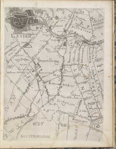 A-4249 [Kaart van het hoogheemraadschap van Rijnland : Leiden - Benthuizen], 1615