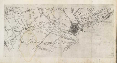 A-4256 [Kaart van het hoogheemraadschap van Rijnland : Gouda], 1615