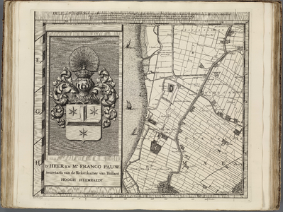 A-4429 Delflants elfde stuk; van de Maes tot aan de hoekwoning by de Nolwegh, en den Maeslant, en van de..., 1712
