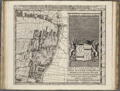 A-4433 Delflants vyftiende stuk: van Voorburch en 't Huyse te Nieuweveen, tot over de Hoeven Zuytwindt, ..., 1712