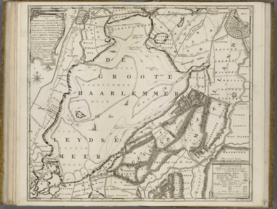 A-4556 Afbeeldinge van Rhynlands waterstaat ten opzigte van 't vergrooten der Haarlemmer of Leydse Meer ..., 1740