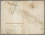  [Overzichtskaart van de ontworpen trekvaart tussen Leiden en Haarlem] [Atlas 26]