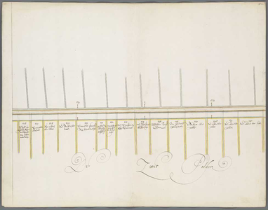 A-4650 [Overzichtskaart van de ontworpen trekvaart tussen Leiden en Haarlem : Blad 12], 1656