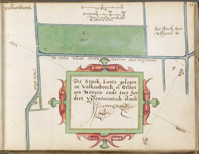A-4852 [Kaarten van percelen in eigendom van Dirck Iansz. van der Beeck in Valkenburg], 1608