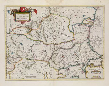 A-4923 Theatrum Orbis Terrarum, sive, atlas novus, pars prima : Walachia Servia, Bulgaria, Romania, 1644