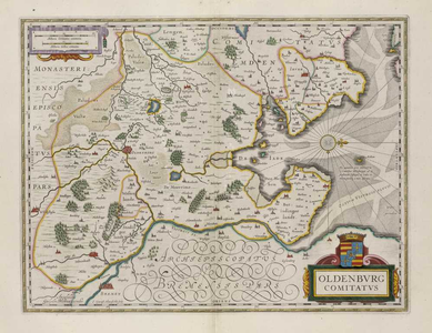 A-4935 Theatrum Orbis Terrarum, sive, atlas novus, pars prima : Oldenburg comitatus, 1644