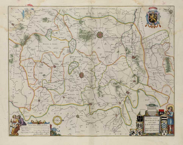 A-4943 Theatrum Orbis Terrarum, sive, atlas novus, pars prima : Prima pars Brabantiae cuius caput Lovanium, 1645