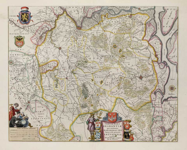 A-4946 Theatrum Orbis Terrarum, sive, atlas novus, pars prima : Tertia pars Brabantiae qua continetur ma..., 1645