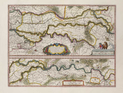 A-4964 Theatrum Orbis Terrarum, sive, atlas novus, pars prima : Tractus Rheni et Mosae totusque Vahalis ..., 1645