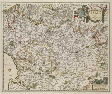 A-4981 Geographica Artesiae comitatus tabula, circa 1684
