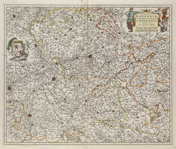 A-4982 Comitatus Hannoniae et Archiepiscopatus Cameracensis tabula, circa 1684
