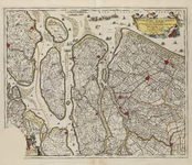 A-4992 Delflandia, Schielandia et circumjacentes insulae ut Voorna, Overflackea, Goerea, Yselmonda et aliae, circa 1689