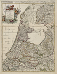 A-4996 Landkaart vertonende het graafschap Holland, seer dienstig om te reysen na, en van syne naburige ..., circa 1698