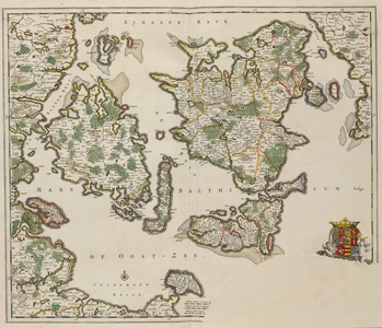 A-5001 [Insularum Danicarum ut Zee-landiae, Fioniae, Langelandiae, Lalandiae, Falstriae, Fembriae, Monae..., circa 1689