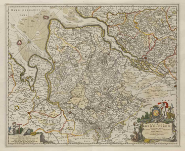A-5005 Ducatus Bremae et Ferdae, maximaeque partis ducatus Stormariae, comitatus Oldenburgi, Albis, Visu..., circa 1689