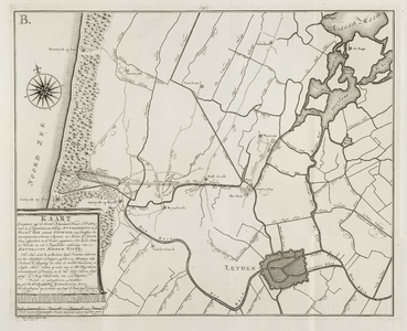 A-5042 Kaart (gecopieert uijt de groote Rhijnlands kaart d' ao. 1687) waar in is afgetekent een concept ..., 1769
