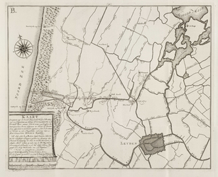 A-5042 Kaart (gecopieert uijt de groote Rhijnlands kaart d' ao. 1687) waar in is afgetekent een concept ..., 1769