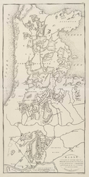A-5043 Kaart aanwyzende de voormalige staat van Holland met deszelfs meeren en plassen, 1820