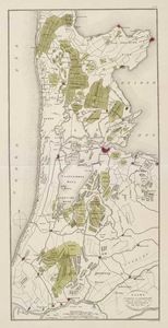 A-5044 Kaart aanwijzende de drooggemaakte meren en plassen zoo als dezelve zich bevinden in het jaar 1820, 1820