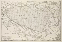 A-5046 Figuratieve kaart voorstellende hoedanig volgens het nevensgaande plan, de Haarlemmer Meer na des..., circa 1820