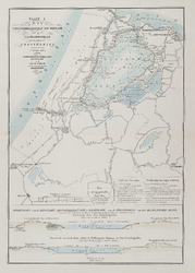 A-5058 Kaart I. Het hoogheemraadschap van Rijnland en het Haarlemmermeer met de werken tot droogmaking ..., 1843