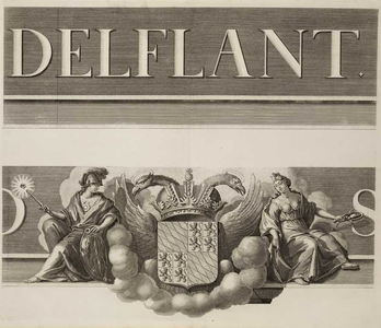 A-5120 't Hooge Heemraedschap van Delflant : [Titelblad met wapen], 1712