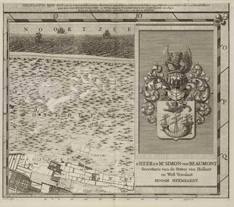 A-5125 Delflants vyfde stuk; van het scheyt tusschen de Oost en Westduynen tot het scheyt van 't Oost Ge..., 1712