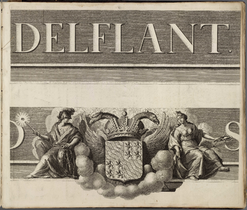 A-5147 't Hooge Heemraedschap van Delflant : [Titelblad met wapen], 1712