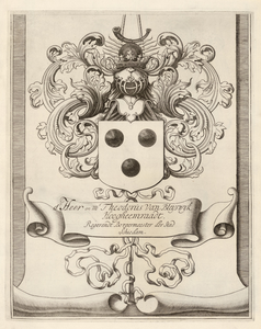 A-5185 Het Hooge Heemraedt schap van Schielandt : [Wapenblad 4], 1684