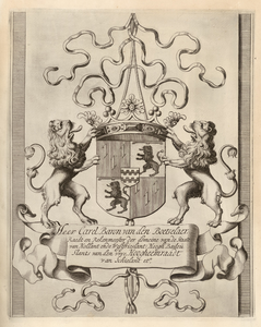 A-5187 Het Hooge Heemraedt schap van Schielandt : [Wapenblad 6], 1684