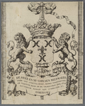 A-5192 Het Hooge Heemraedt schap van Schielandt : [Wapenblad 3], 1765