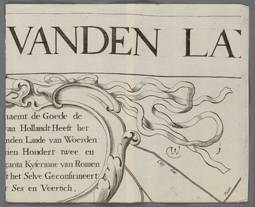 A-5215 'T Hooghe Heymraedtschap vanden lande van Woerden : [Wilnis], 1723