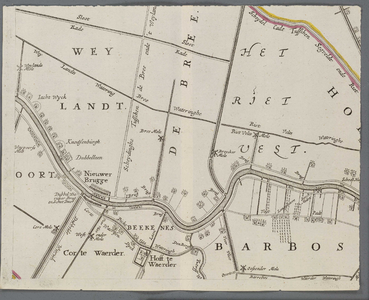 A-5228 'T Hooghe Heymraedtschap vanden lande van Woerden : [Nieuwerbrug - Waarder], 1723