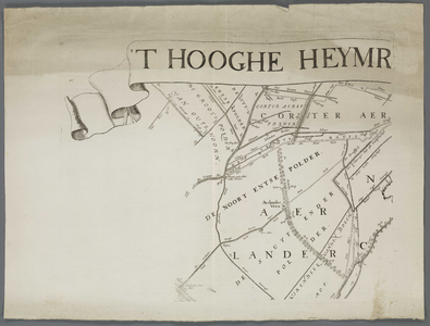 A-5246 T Hooghe Heymraedtschap vanden lande van Woerden : [Aarlanderveen], 1739
