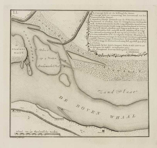 A-5272 [Kaart van de splitsing van de Waal en het Pannerdenschkanaal bij de Sint-Nicolaaswaard], 1798