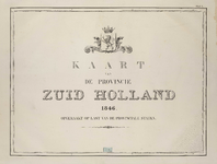  Kaart van de provincie Zuid Holland [Atlas 61/61a]