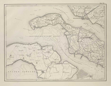A-5362 Kaart van de provincie Zuid Holland : Blad VII, 1846