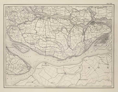 A-5363 Kaart van de provincie Zuid Holland : Blad VIII, 1846